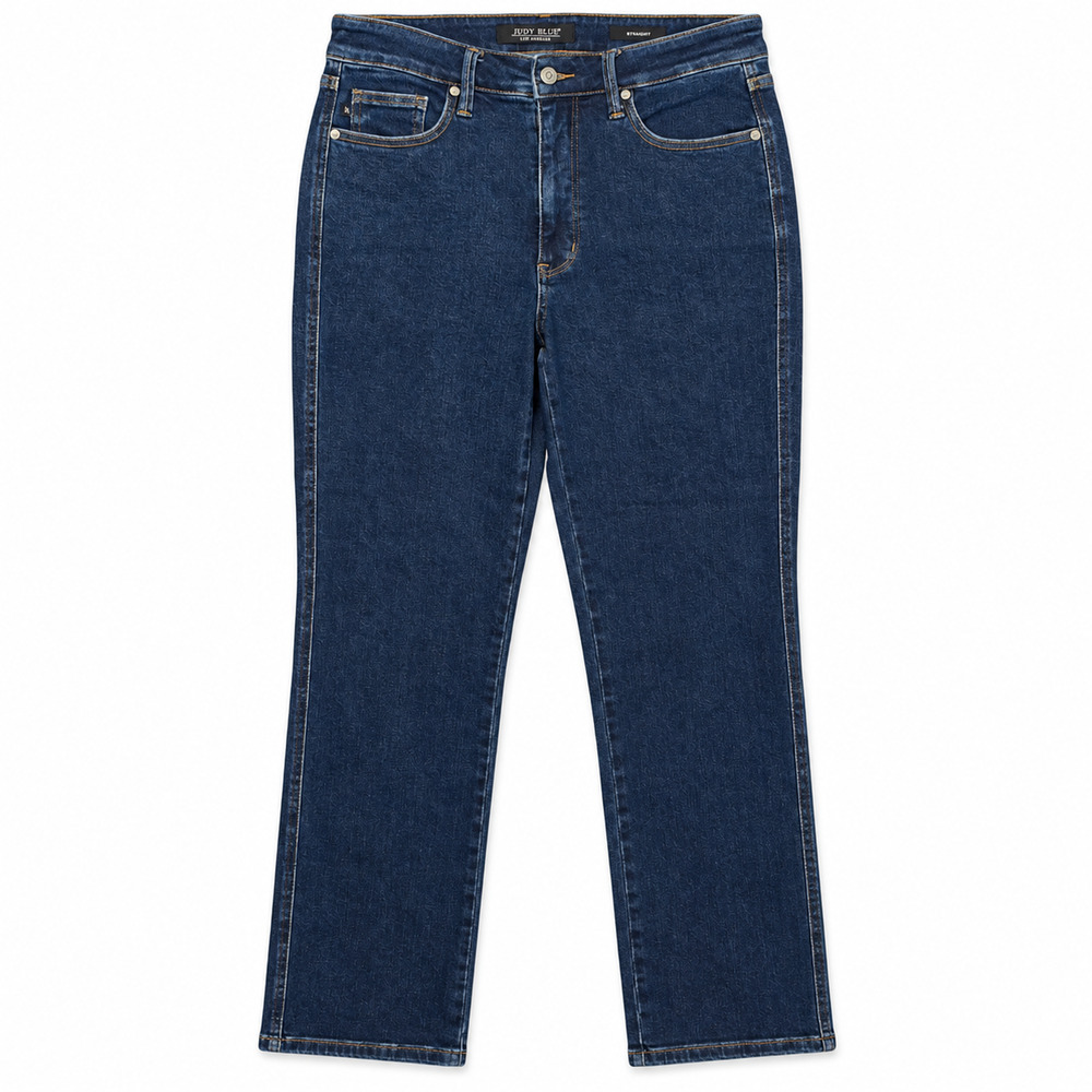 Judy Blue Jeans Womens Size 11/30 Blue Mid Rise Straight Stretch Classic Denim